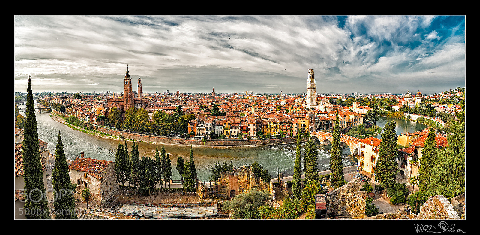 Nikon D750 sample photo. Verona cityscape photography