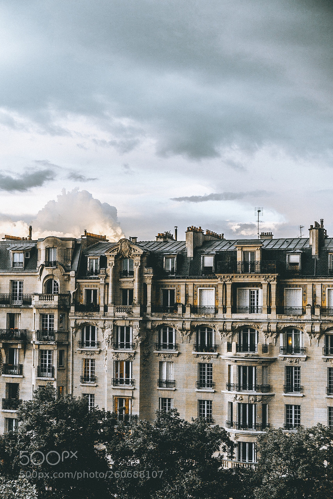 Canon EOS 6D sample photo. Parisian facade photography