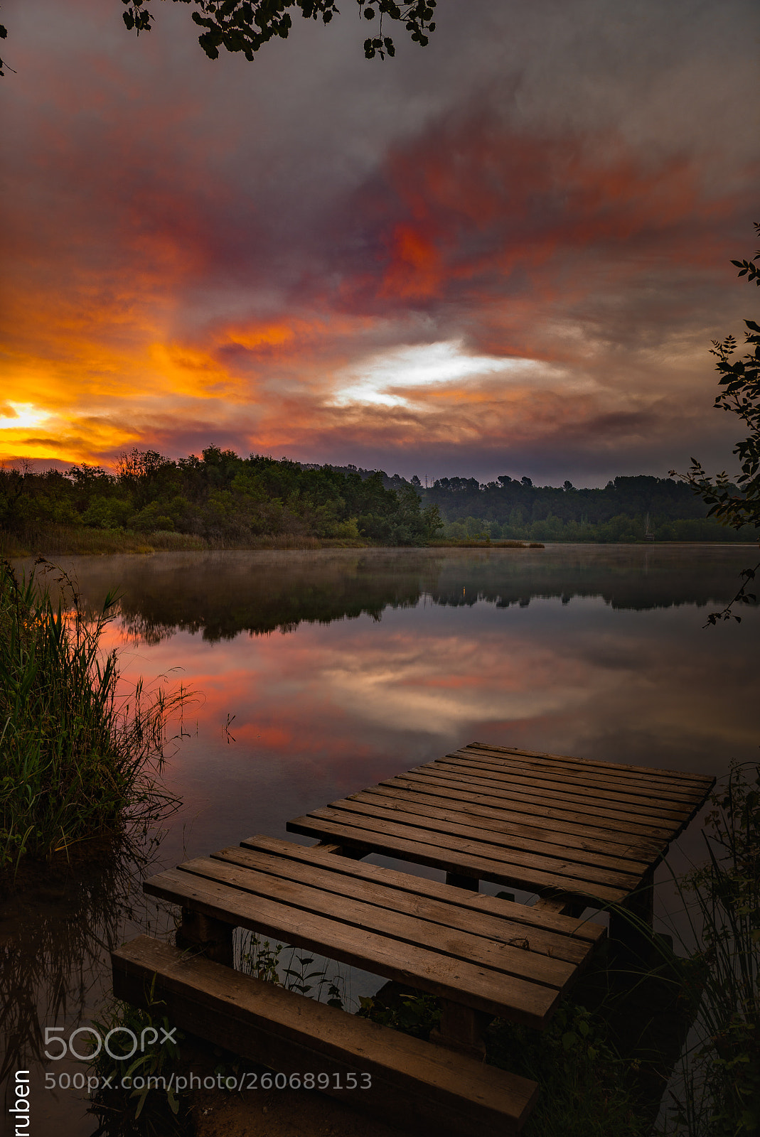 Nikon D610 sample photo. Sunrise in banyoles photography