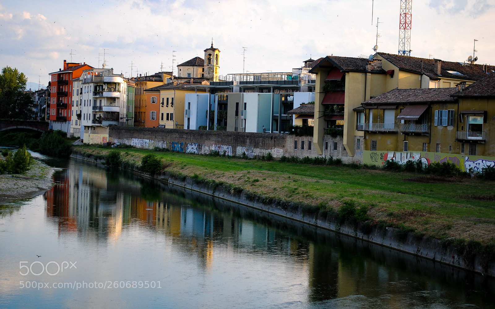 Nikon D3000 sample photo. River houses photography