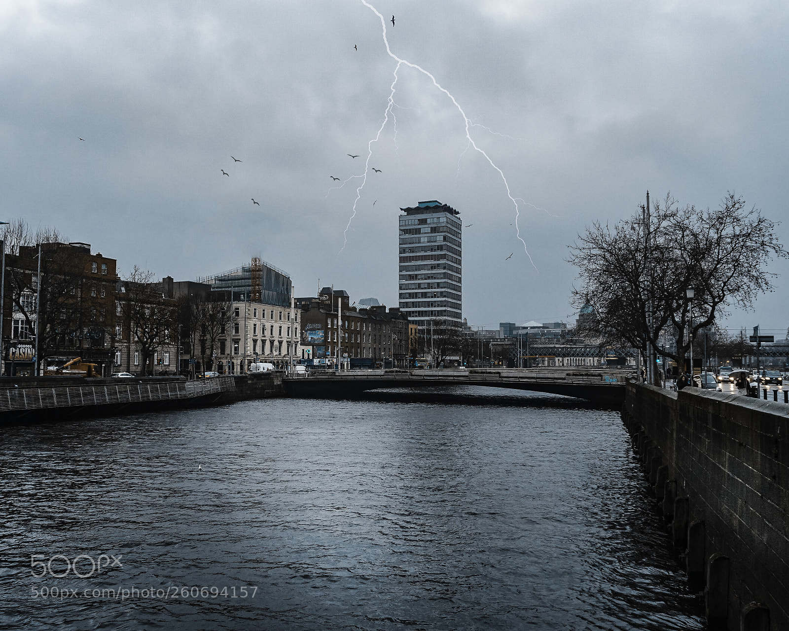 Sony a6300 sample photo. Dublin bridge photography