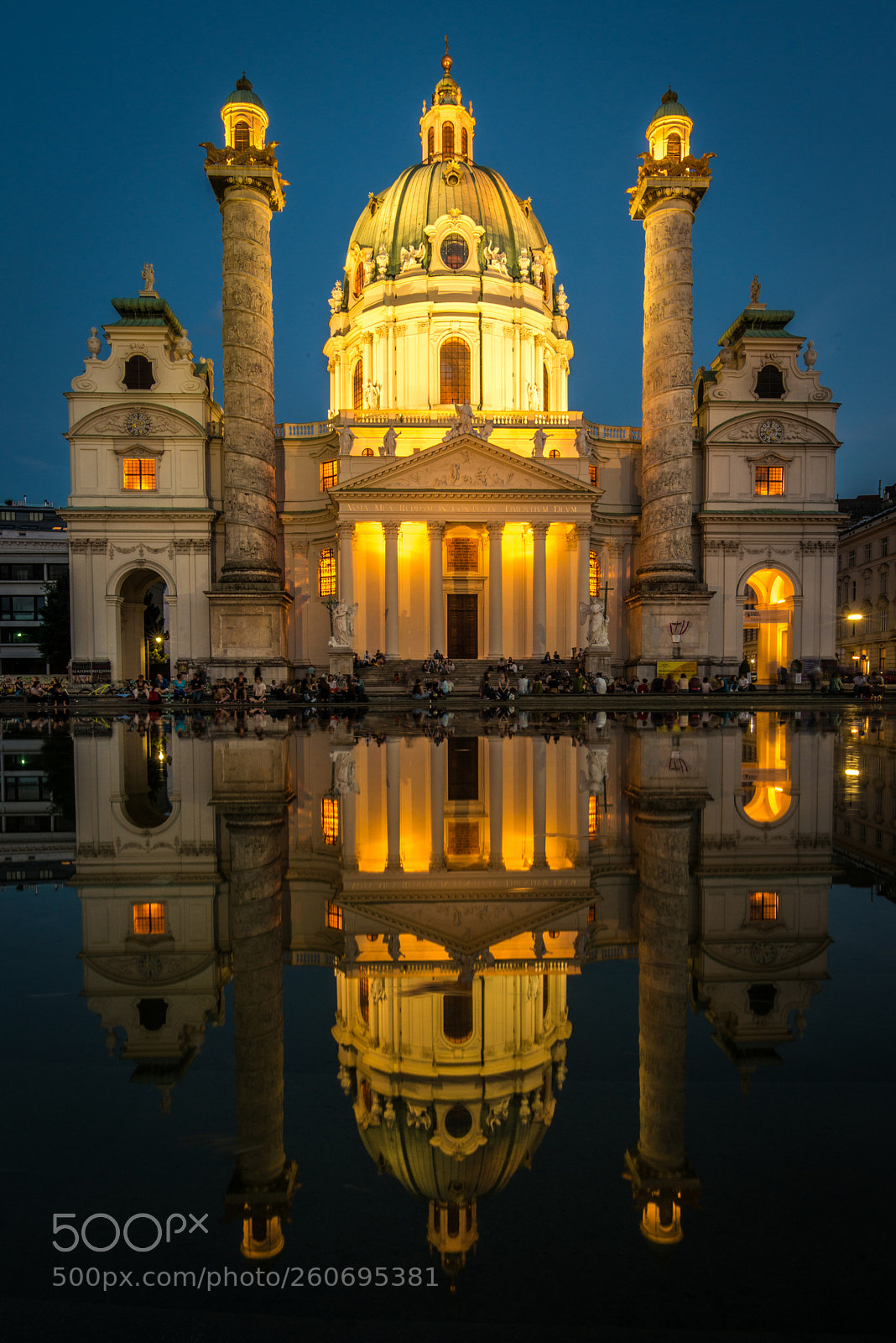 Nikon D800 sample photo. Karlskirche photography