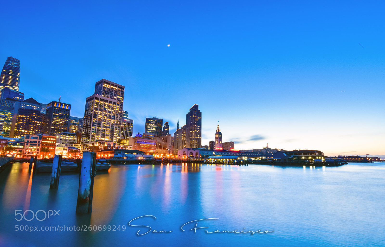 Nikon D810 sample photo. San francisco at dusk photography