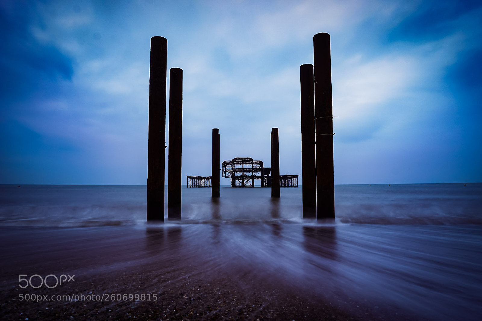 Sony a6000 sample photo. West pier long exposure photography