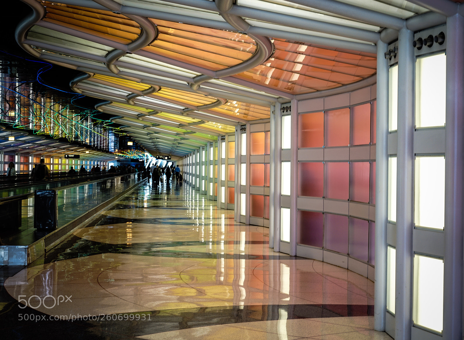 Sony a7R II sample photo. Colorful tunnel photography