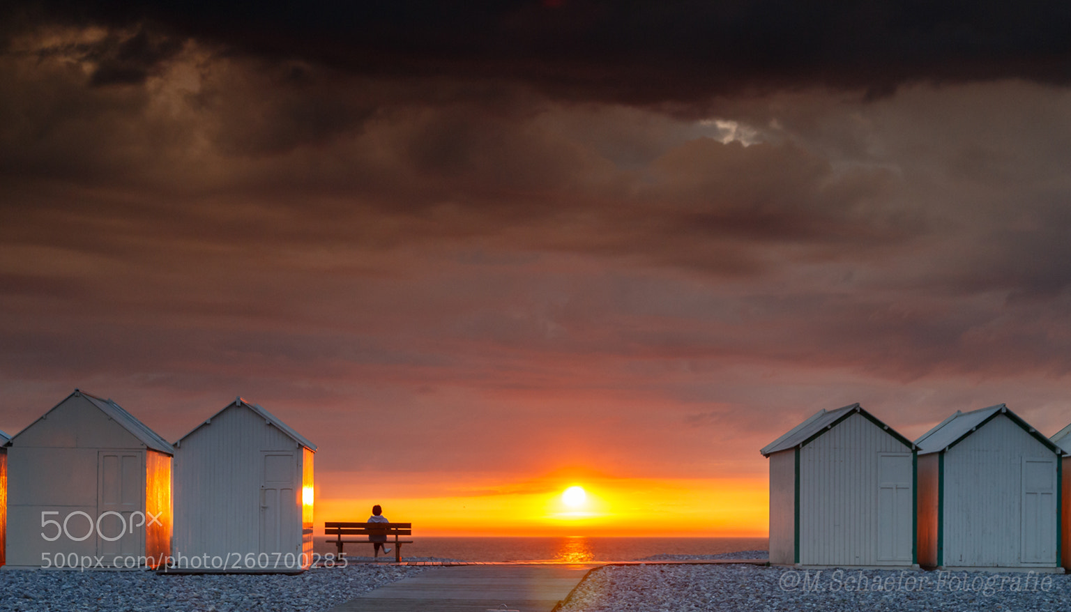 Canon EOS-1D X sample photo. Beach cabins and sunset photography
