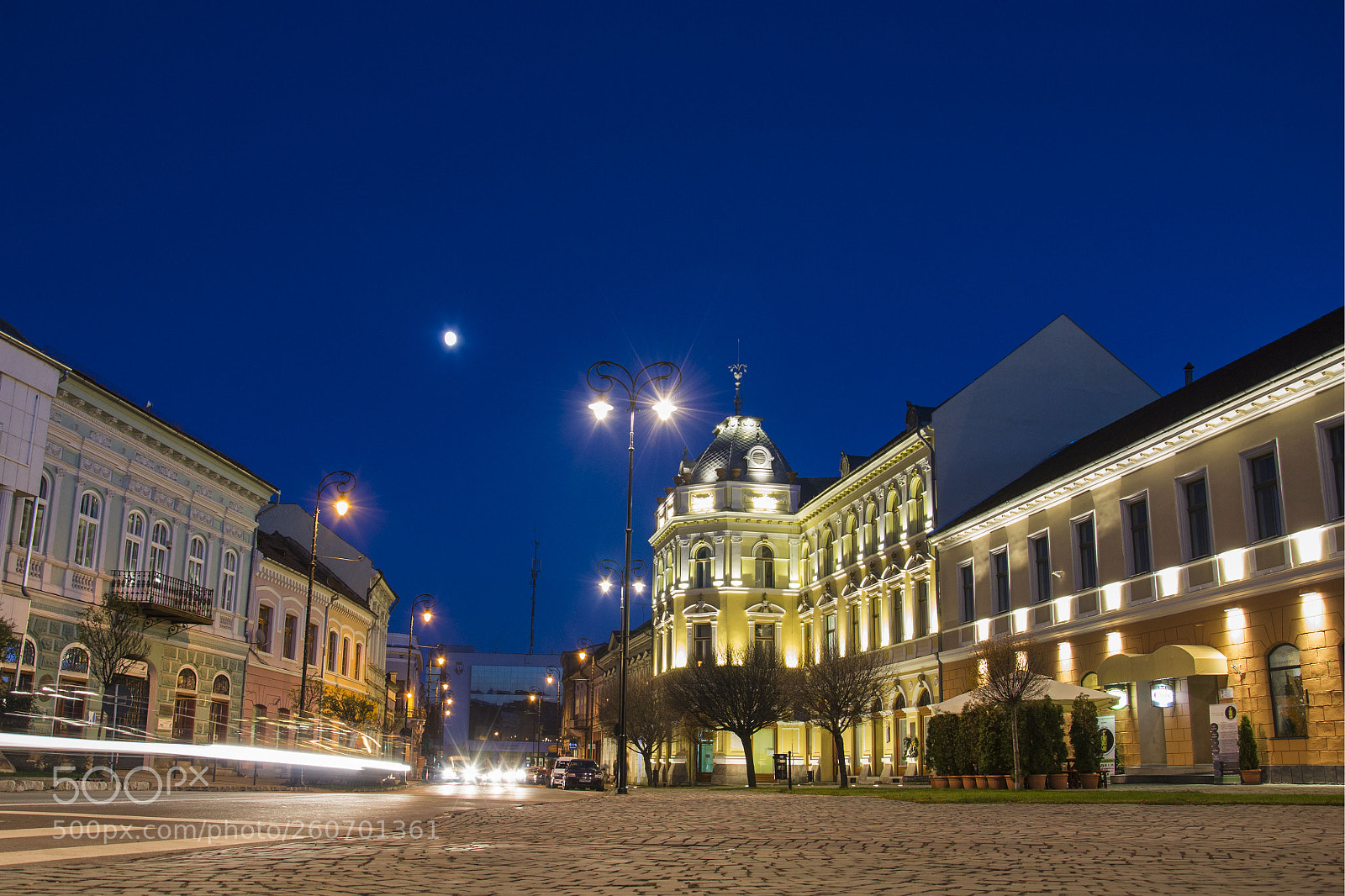 Nikon D3100 sample photo. City blue hour photography