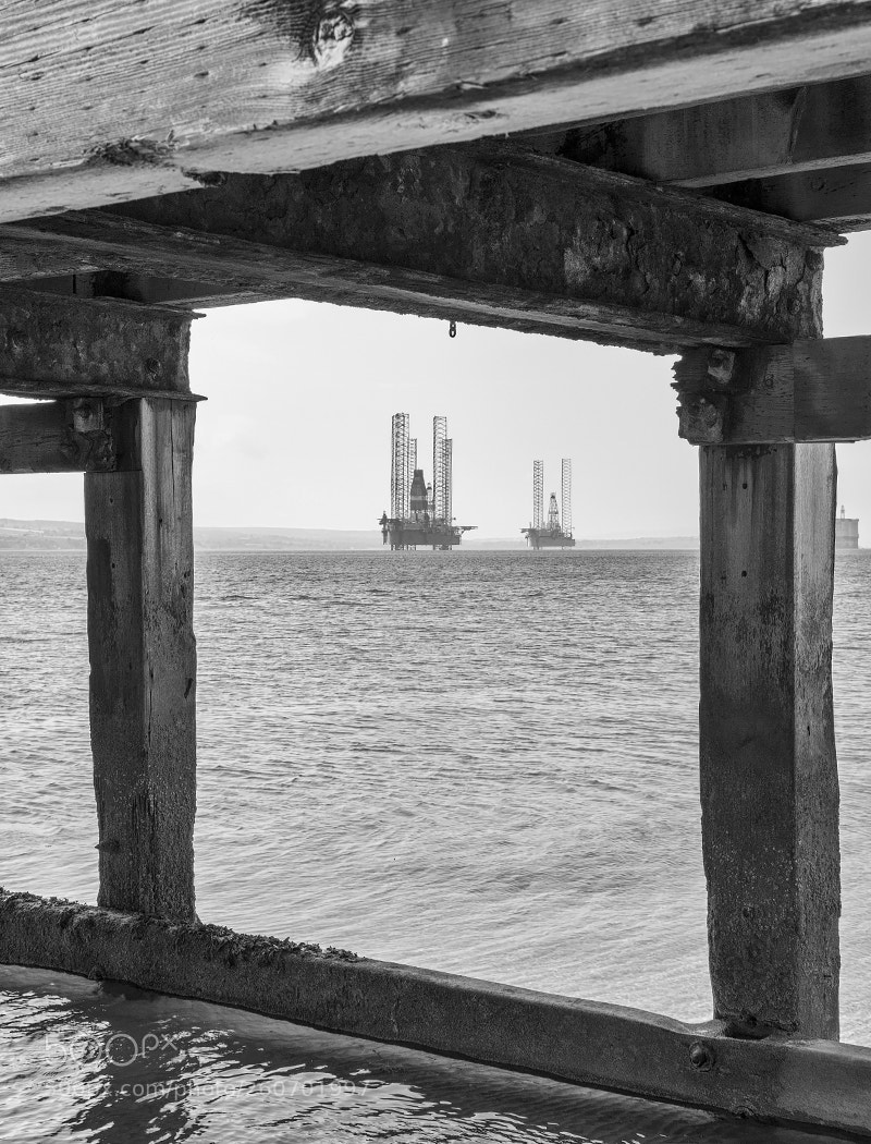 Canon EOS 6D sample photo. Oil rigs from nigg photography