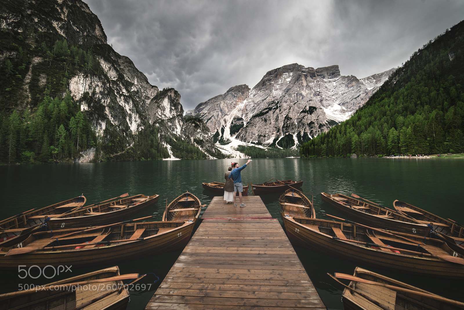 Nikon D750 sample photo. Braies lake photography