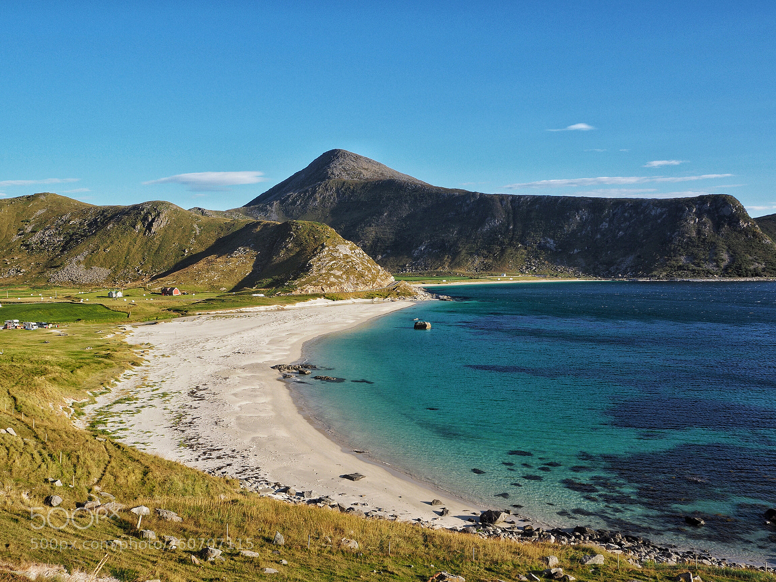 Olympus OM-D E-M10 II sample photo. Haukland beach photography