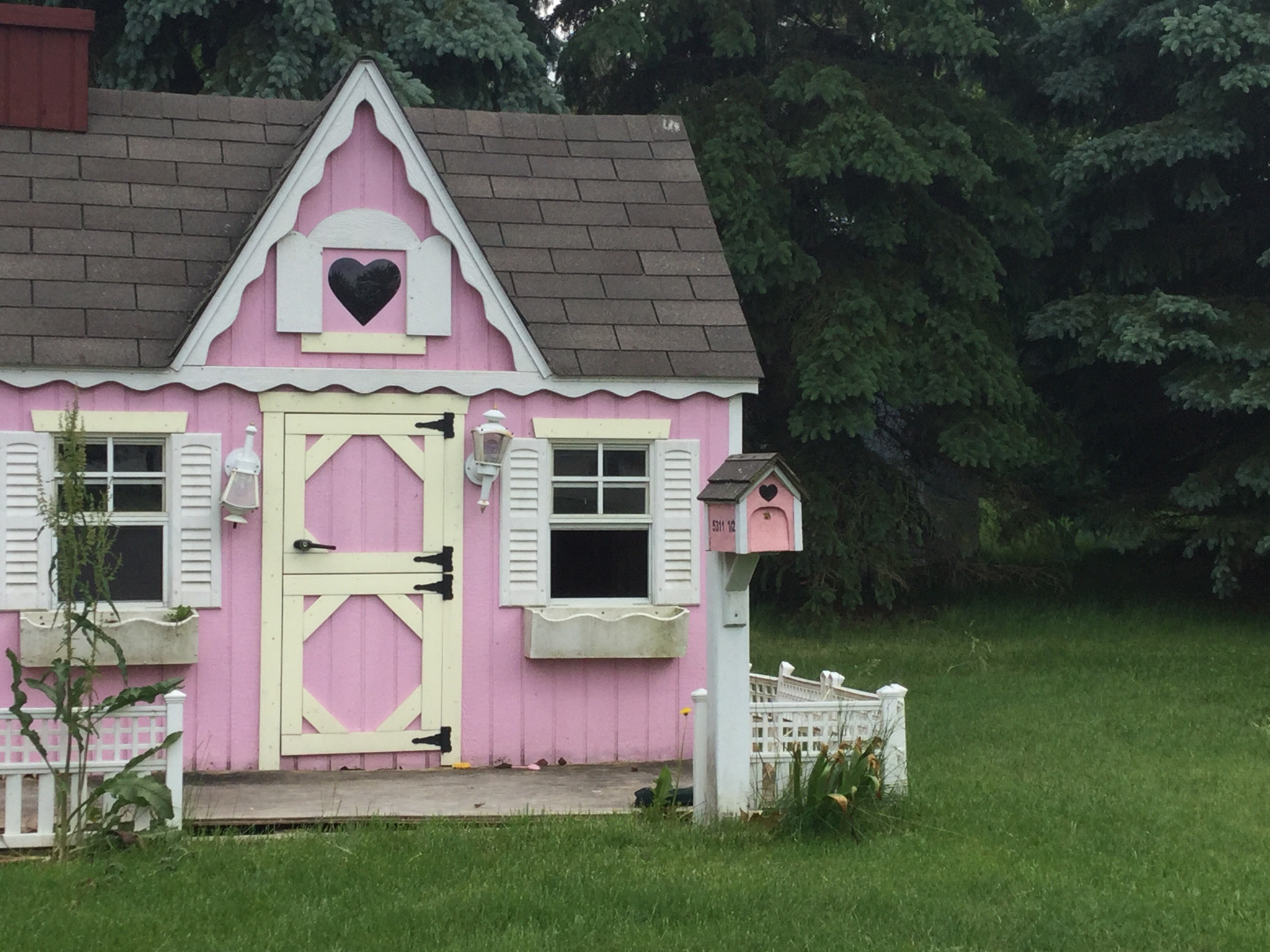 Apple iPod touch sample photo. Abandoned playhouse  photography