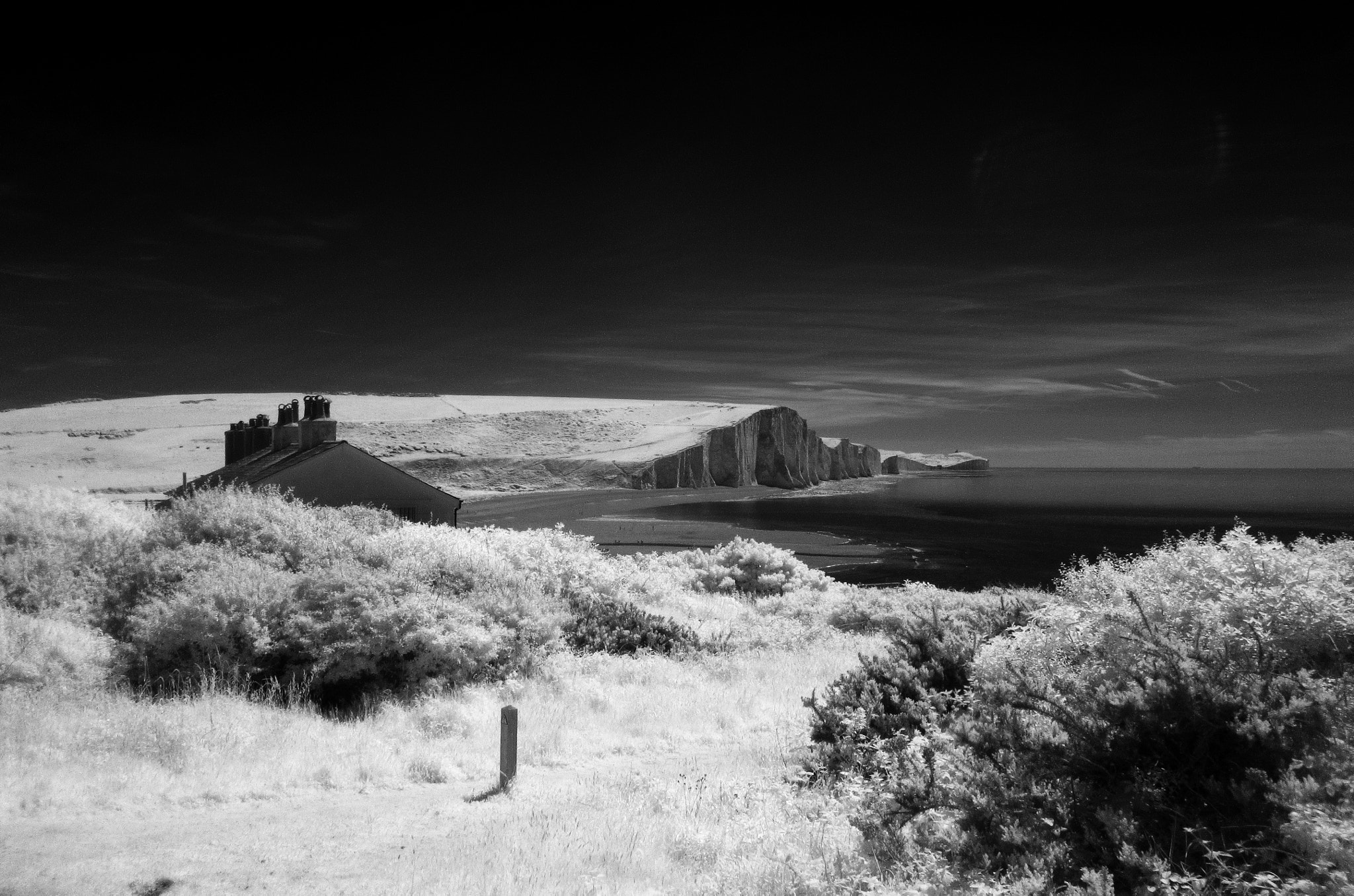 Canon PowerShot SX210 IS sample photo. Cuckmere haven photography