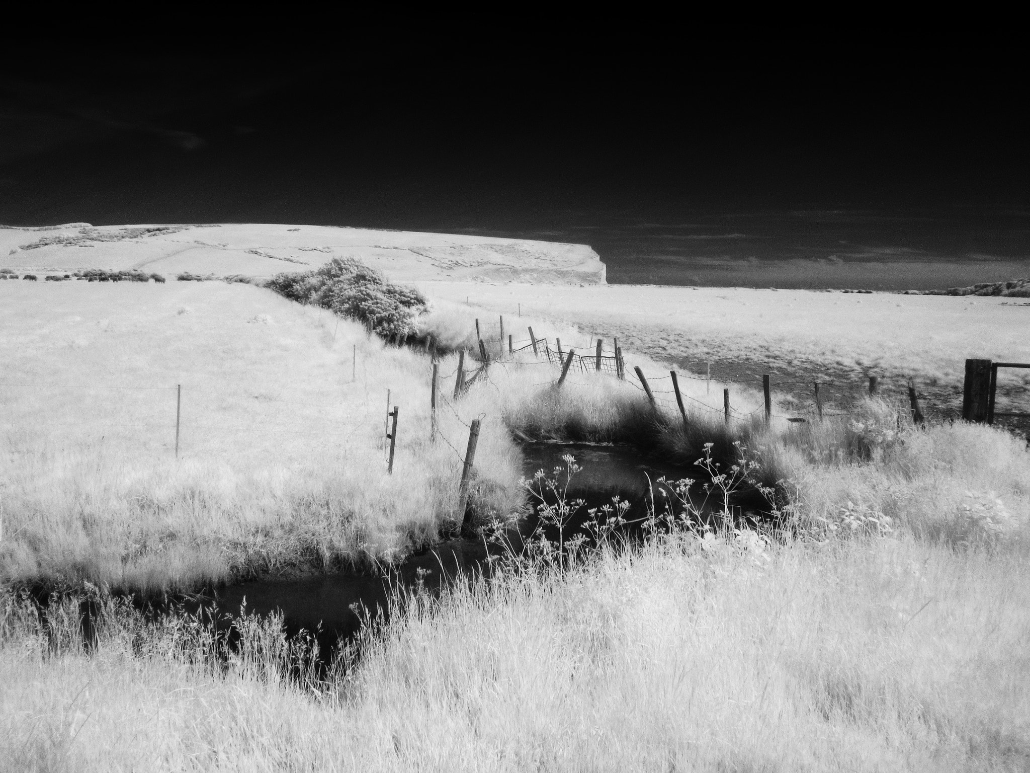 Canon PowerShot SX210 IS sample photo. Cuckmere valley photography