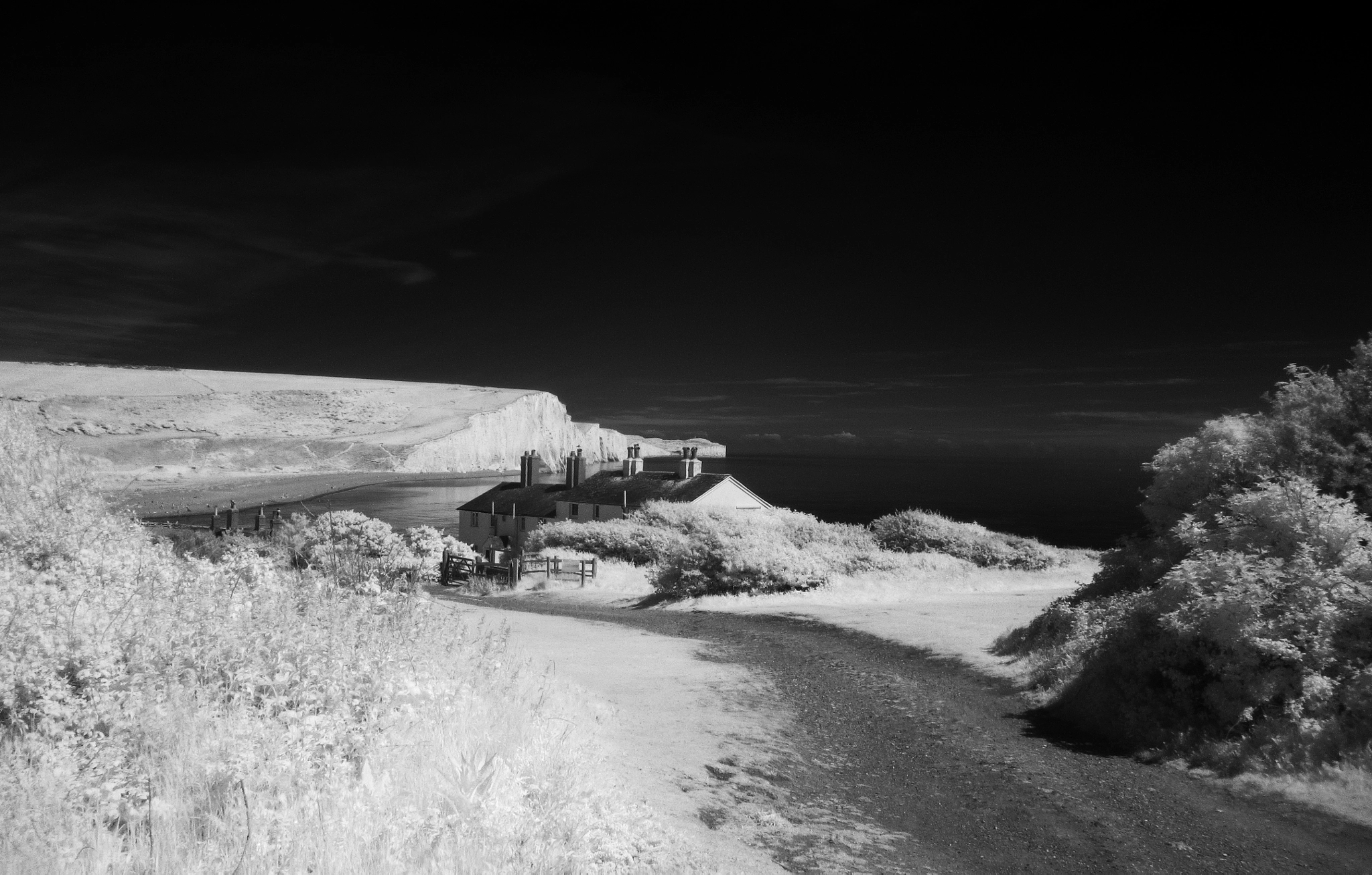 Canon PowerShot SX210 IS sample photo. Cuckmere haven photography