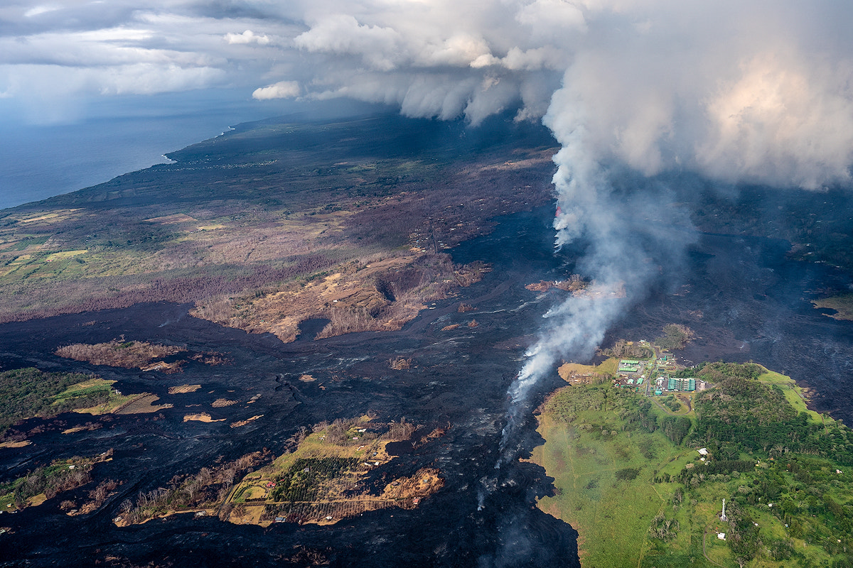 Sony a9 sample photo. Kilauea lava burn, eastern rift zone photography