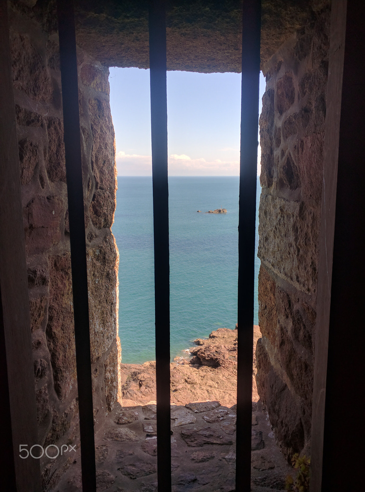 Motorola Nexus 6 sample photo. Mont orgueil castle view photography