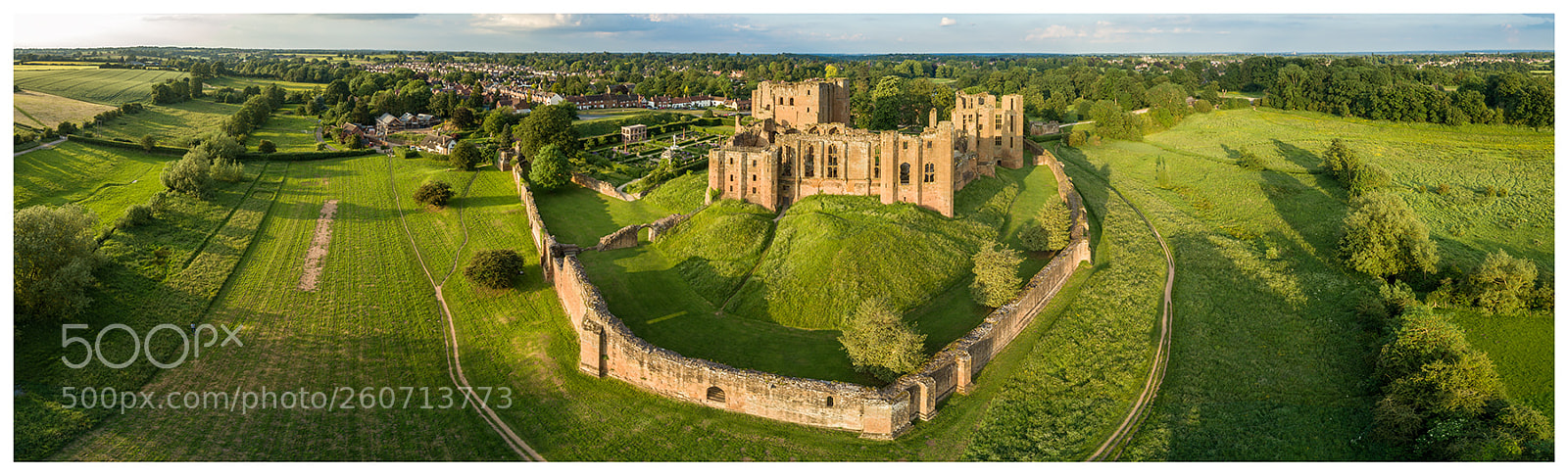 DJI FC220 sample photo. Kenilworth castle from the photography