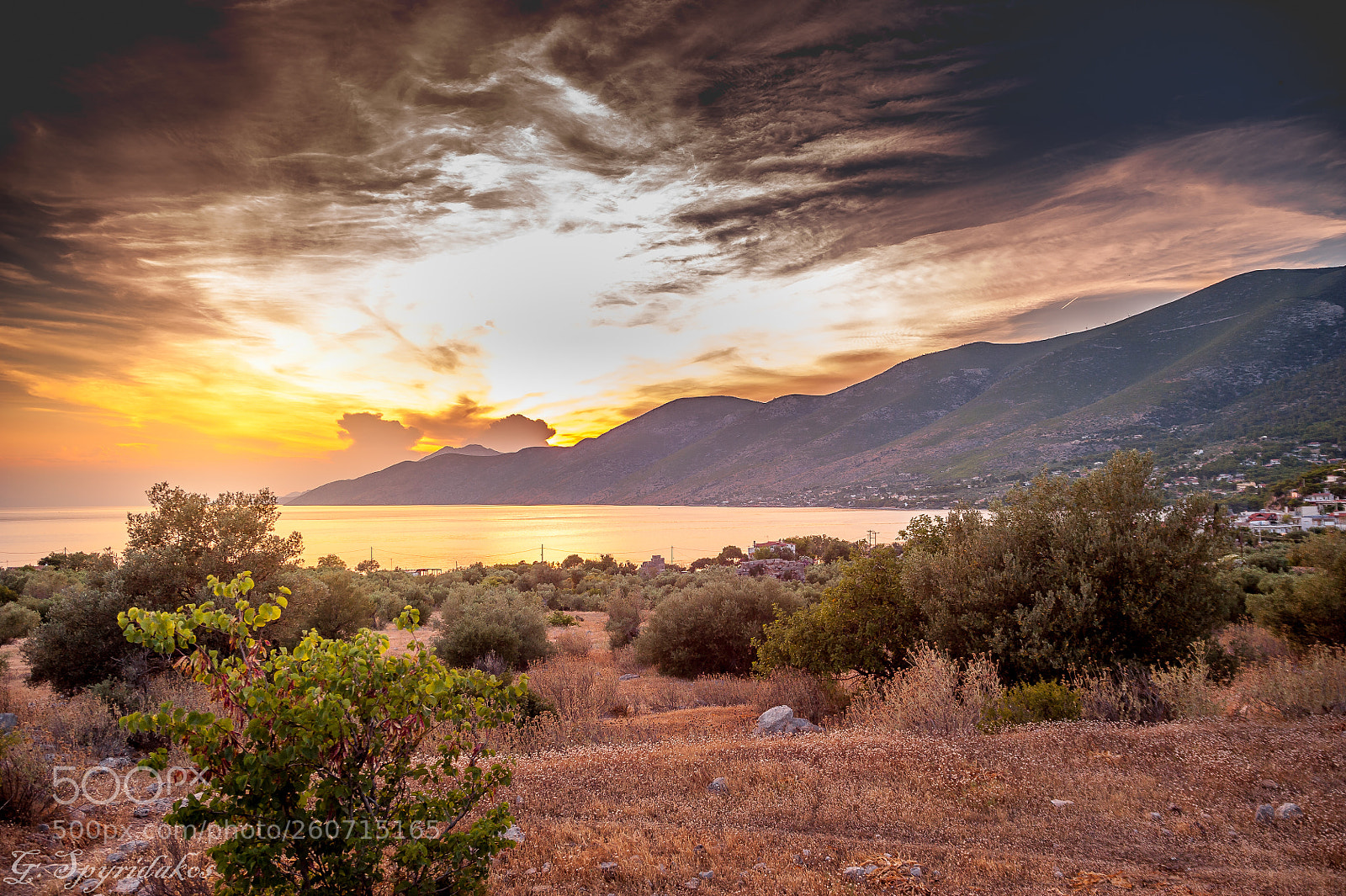 Nikon D700 sample photo. Greek sunset photography