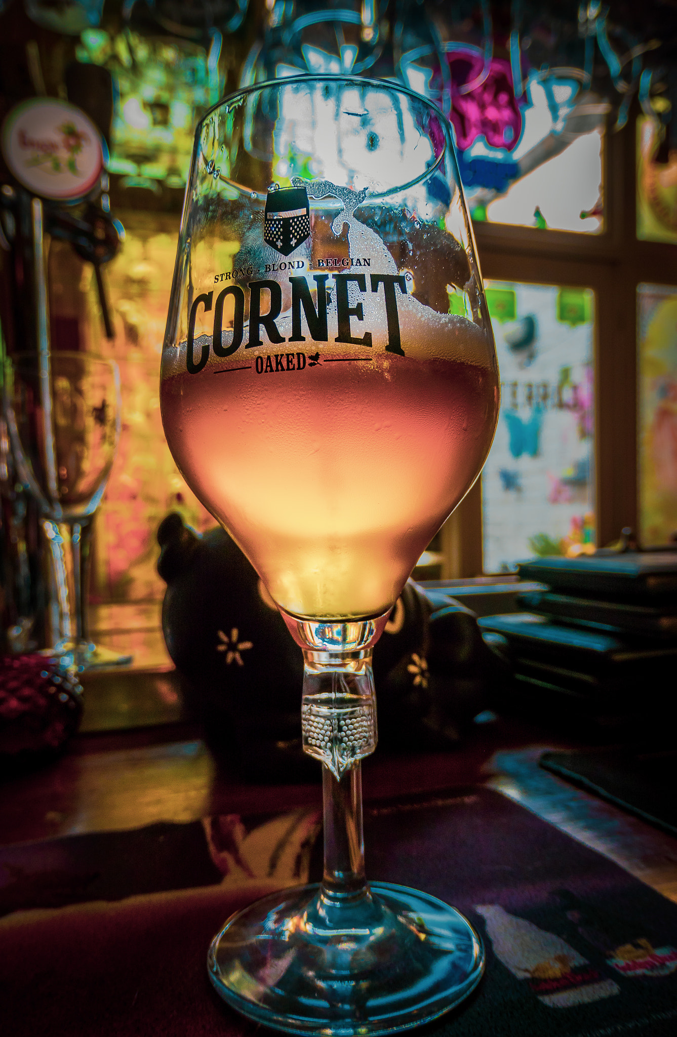 Panasonic DC-TZ200 sample photo. Glass of cornet ( strong oaked blond) photography