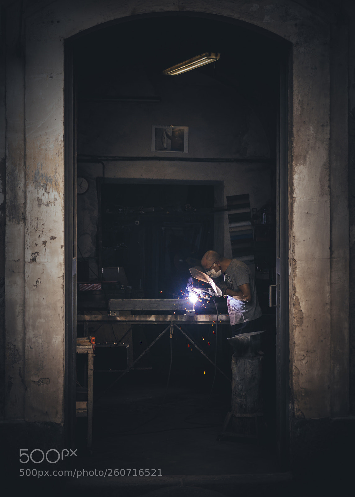 Nikon D7100 sample photo. Catania welder photography