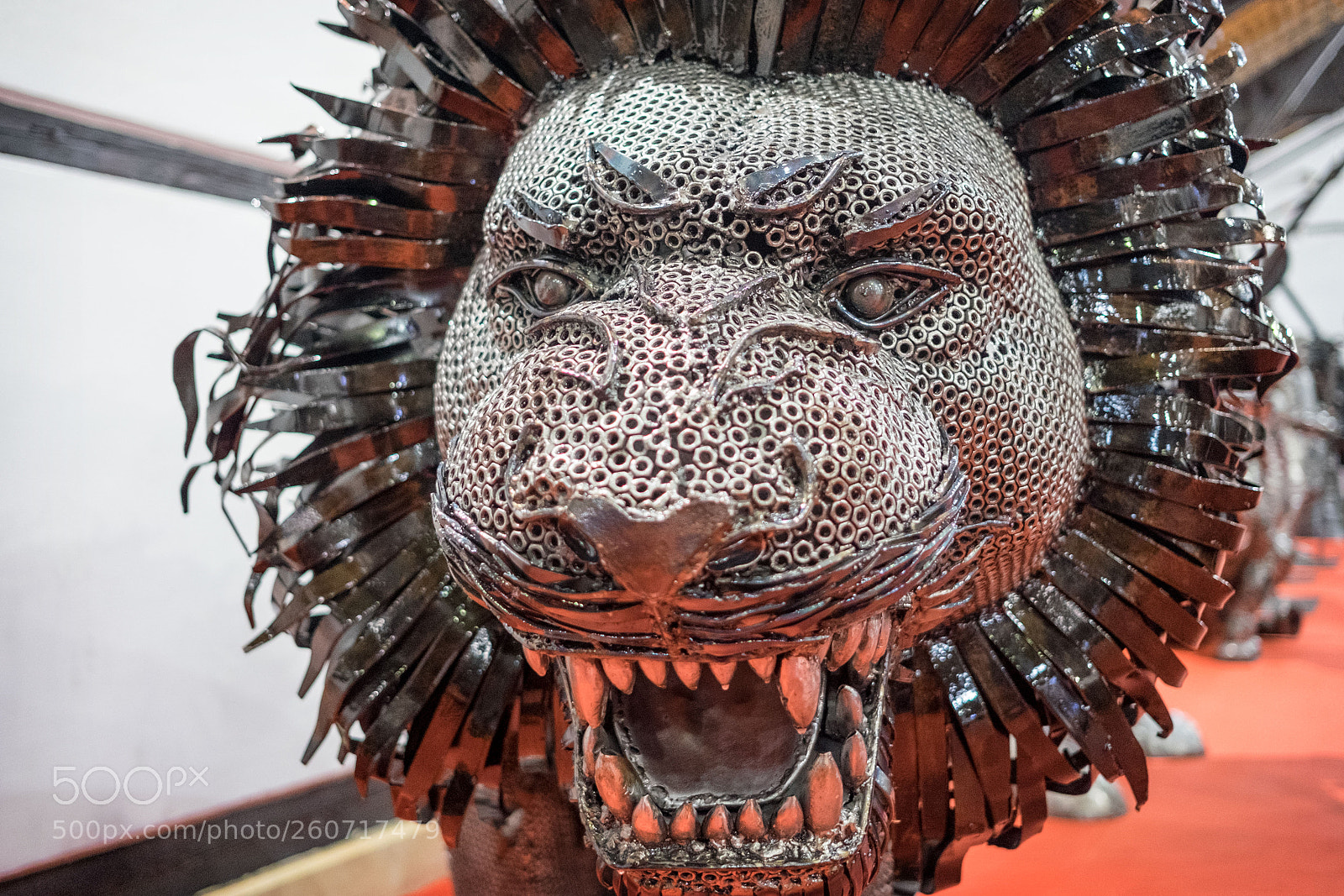 Fujifilm X-T10 sample photo. Iron lion photography