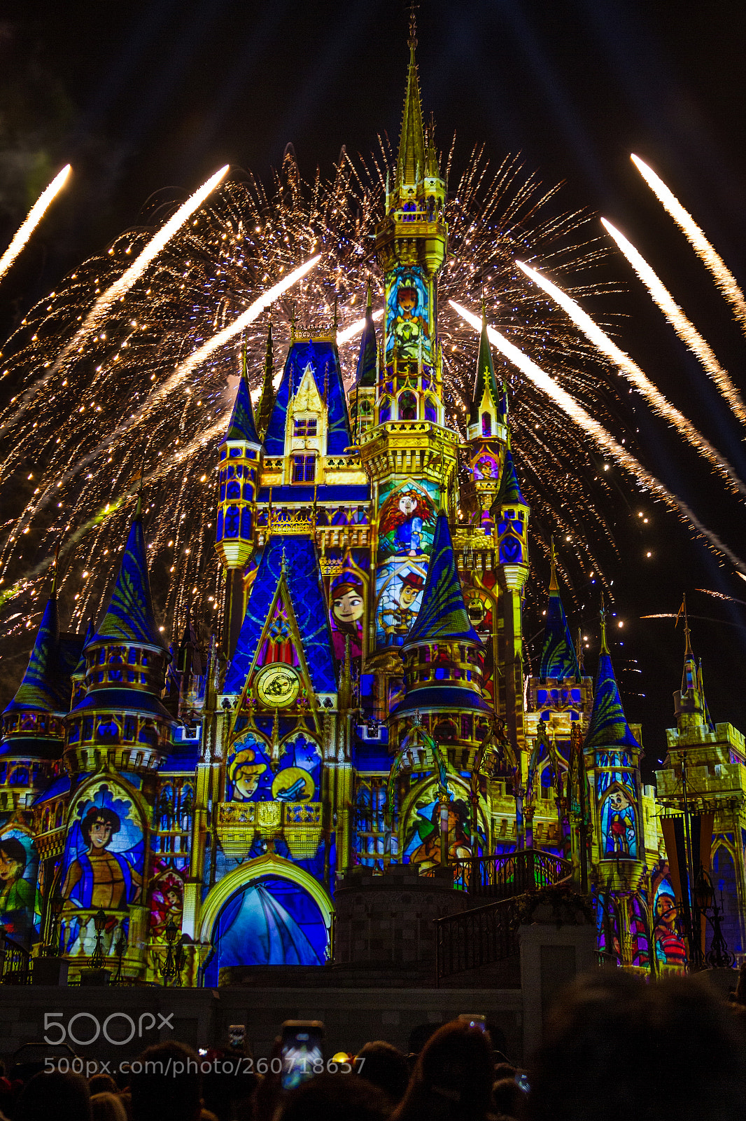 Canon EOS 7D sample photo. Cinderella's castle photography