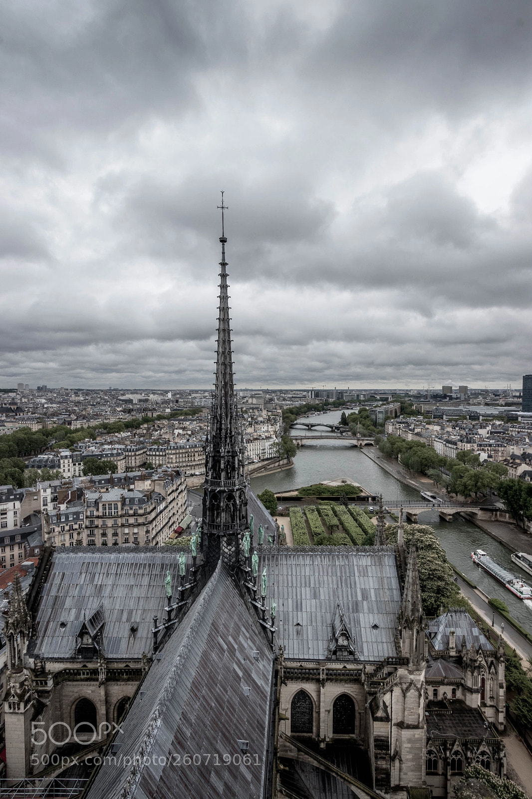 Canon EOS 80D sample photo. Notre dame rooftop photography