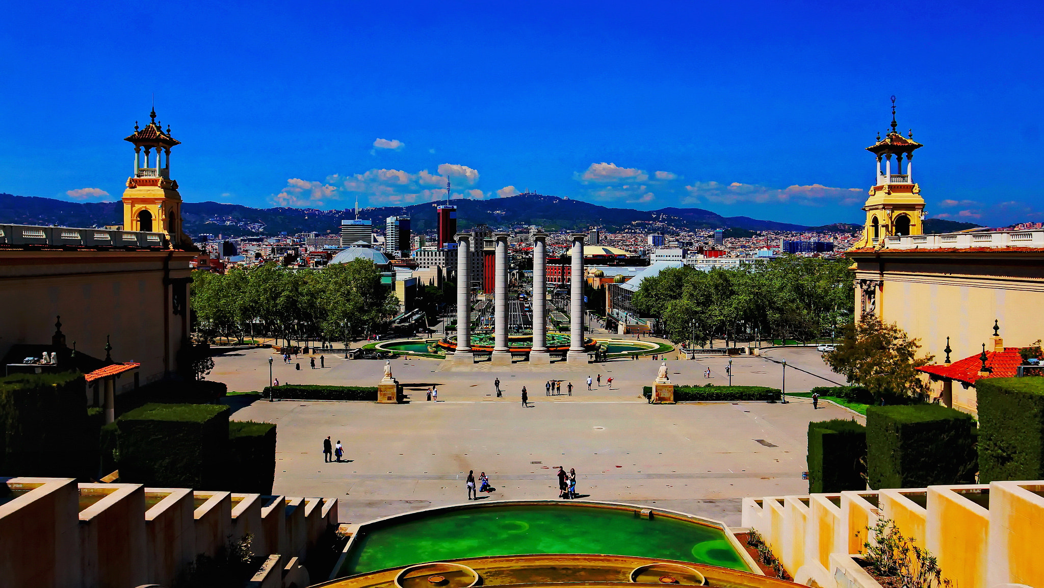 Canon EOS sample photo. Barcelona view photography