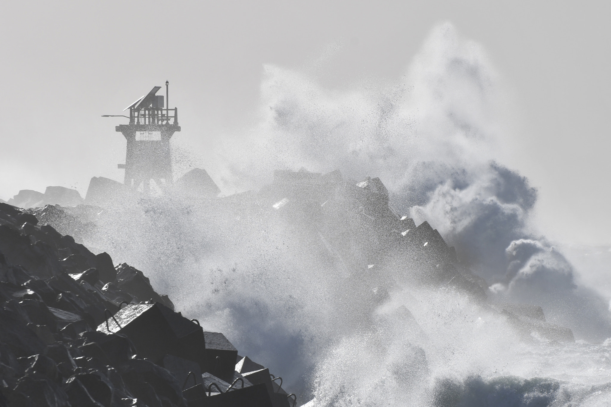Nikon D7500 sample photo. Pounding surf photography