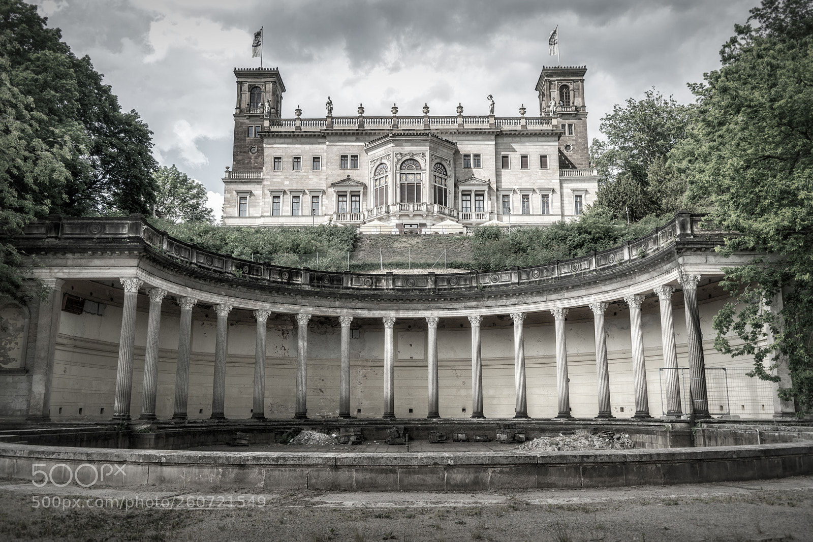 Sony a7R II sample photo. Schloss albrechtsberg (südseite) photography