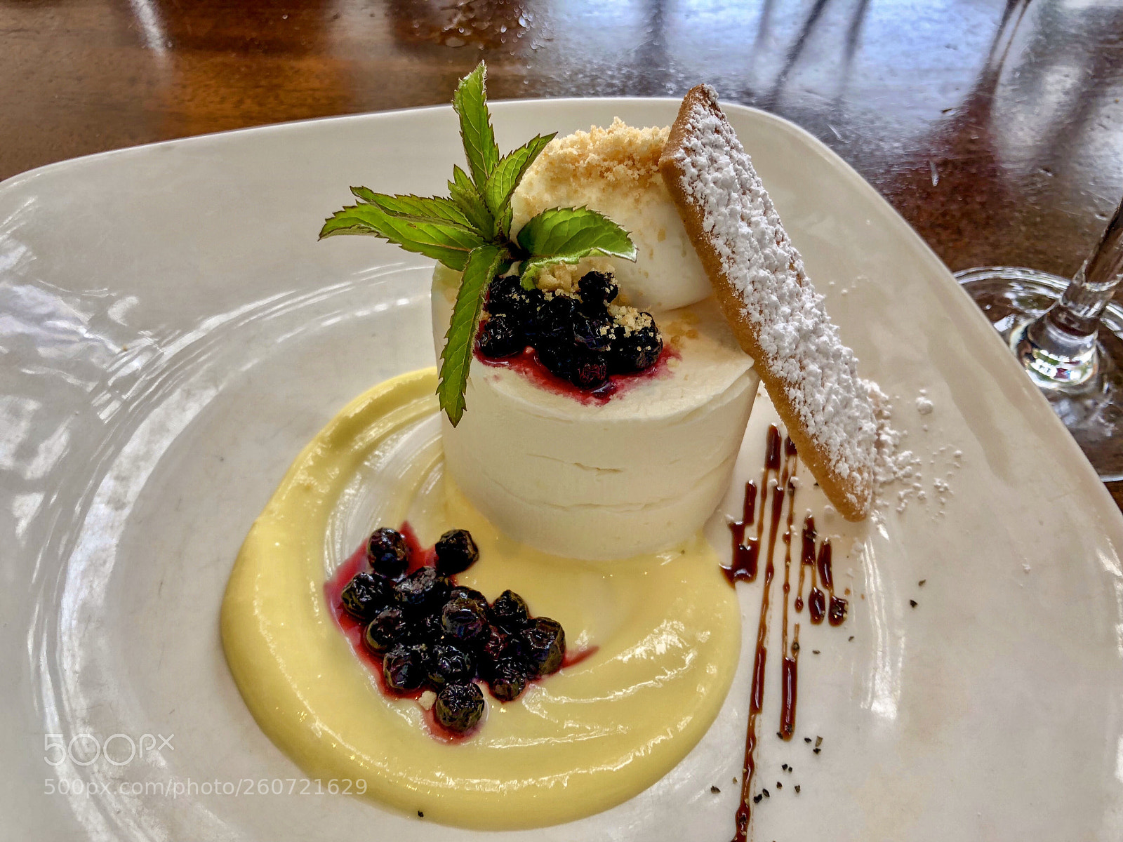 Apple iPhone X sample photo. Frozen lemon soufflé  photography