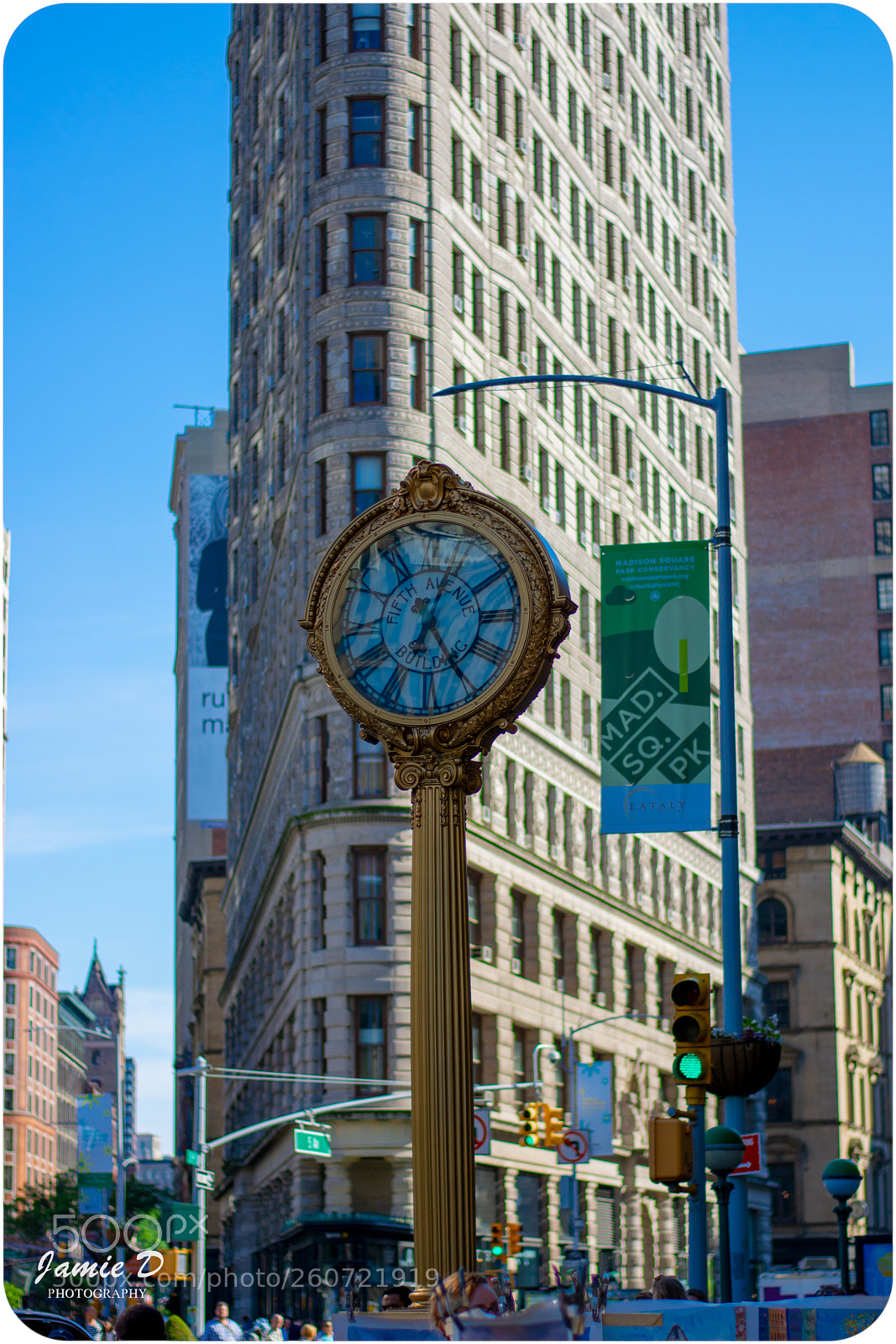 Nikon D7100 sample photo. 5th avenue clock photography
