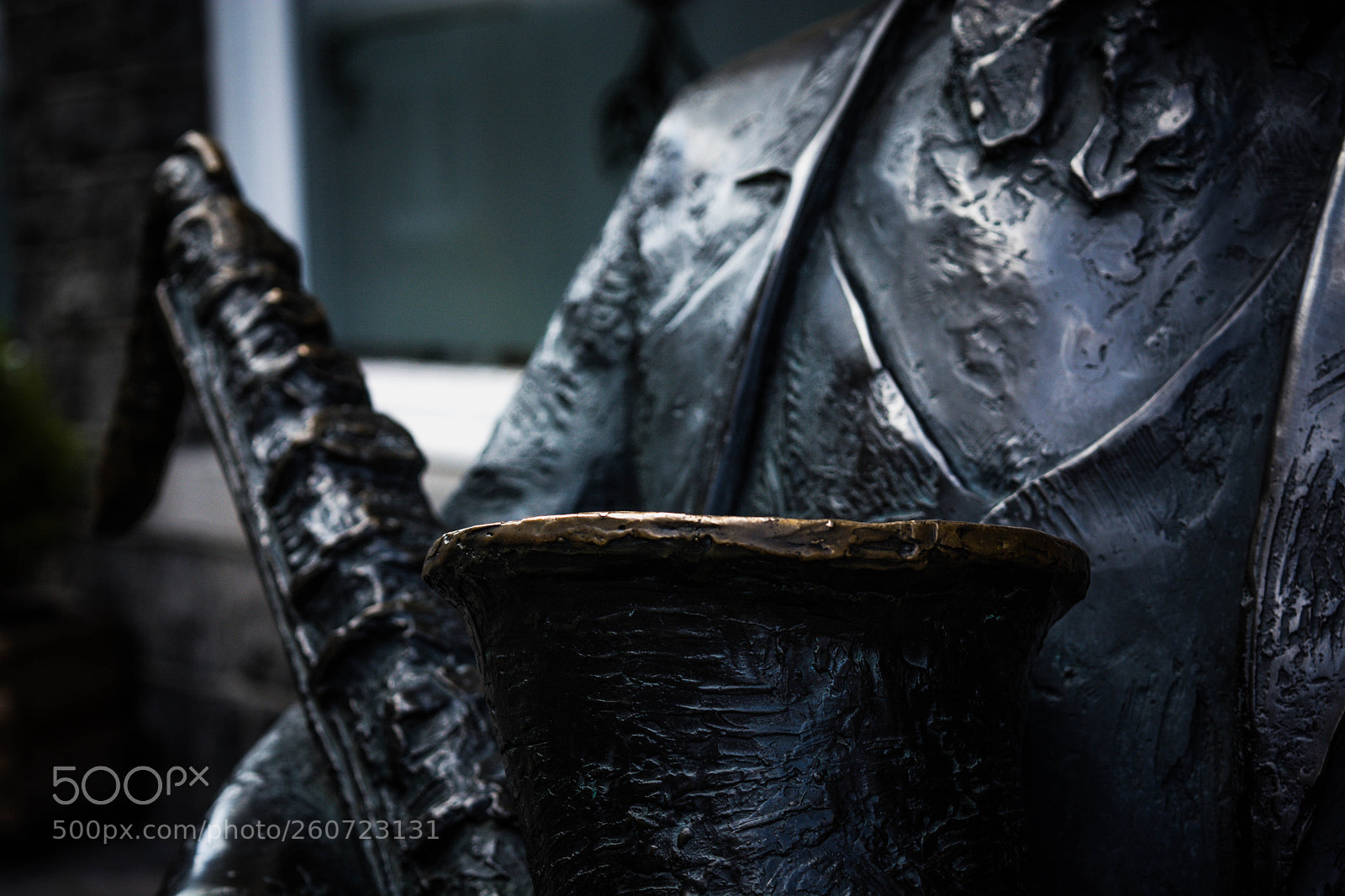 Nikon D5200 sample photo. Adolphe sax statue photography