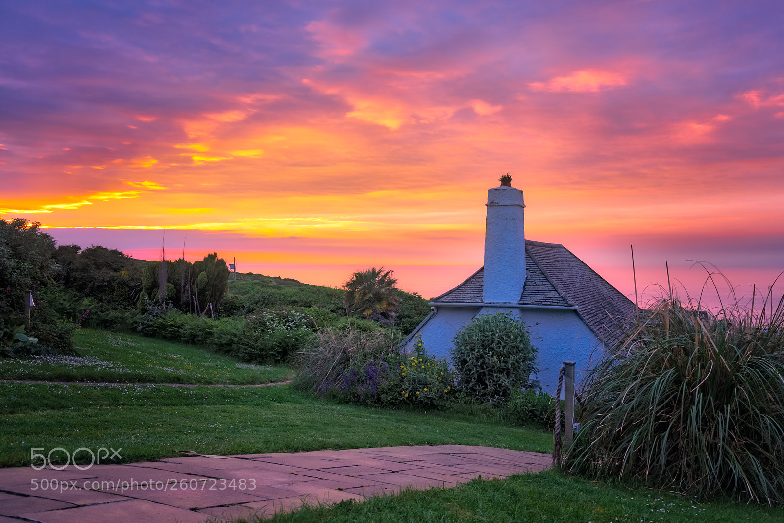 Sony a7R II sample photo. Cornish sunset photography