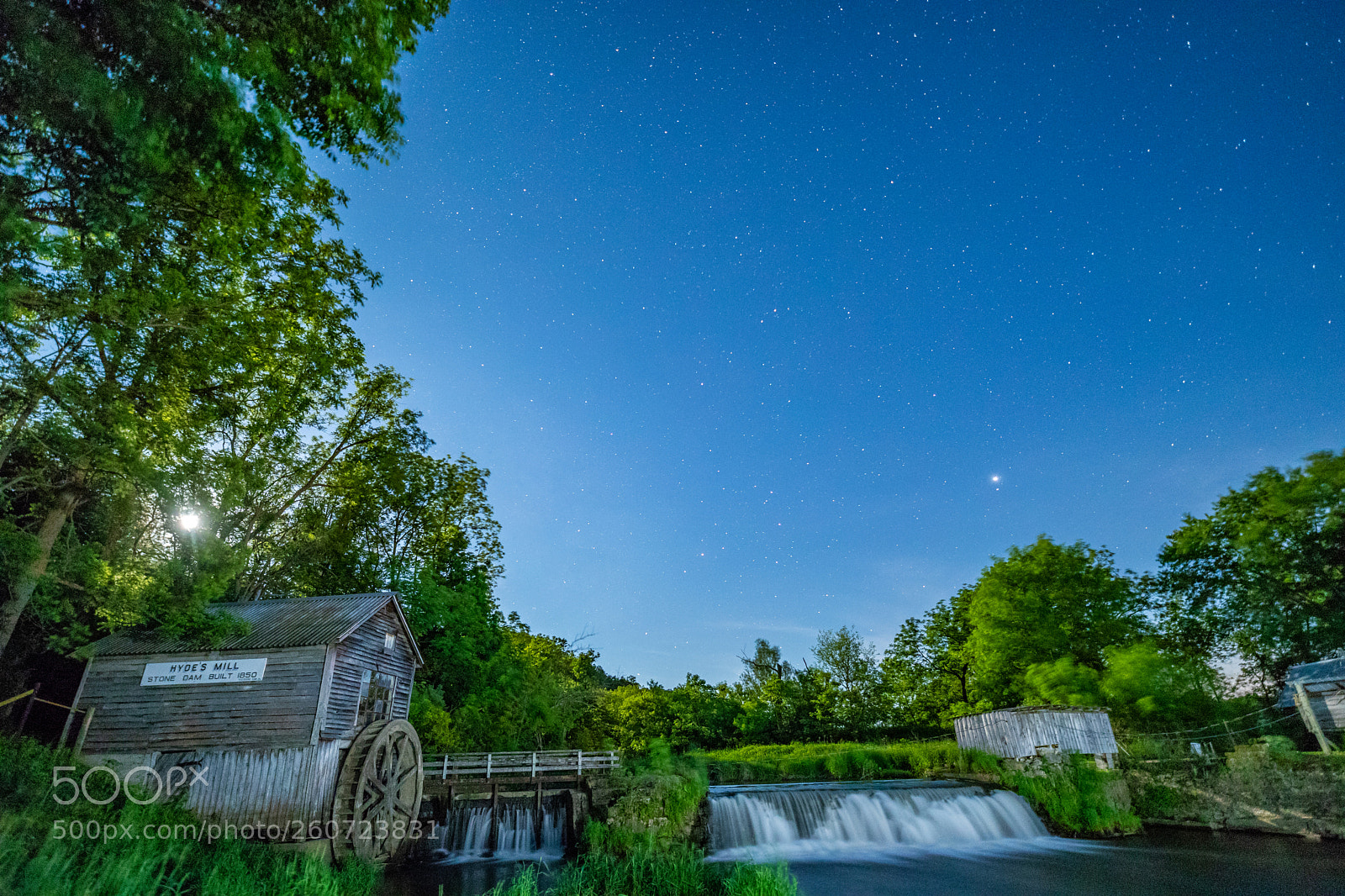 Canon EOS 6D Mark II sample photo. Hyde mill timelapse photography