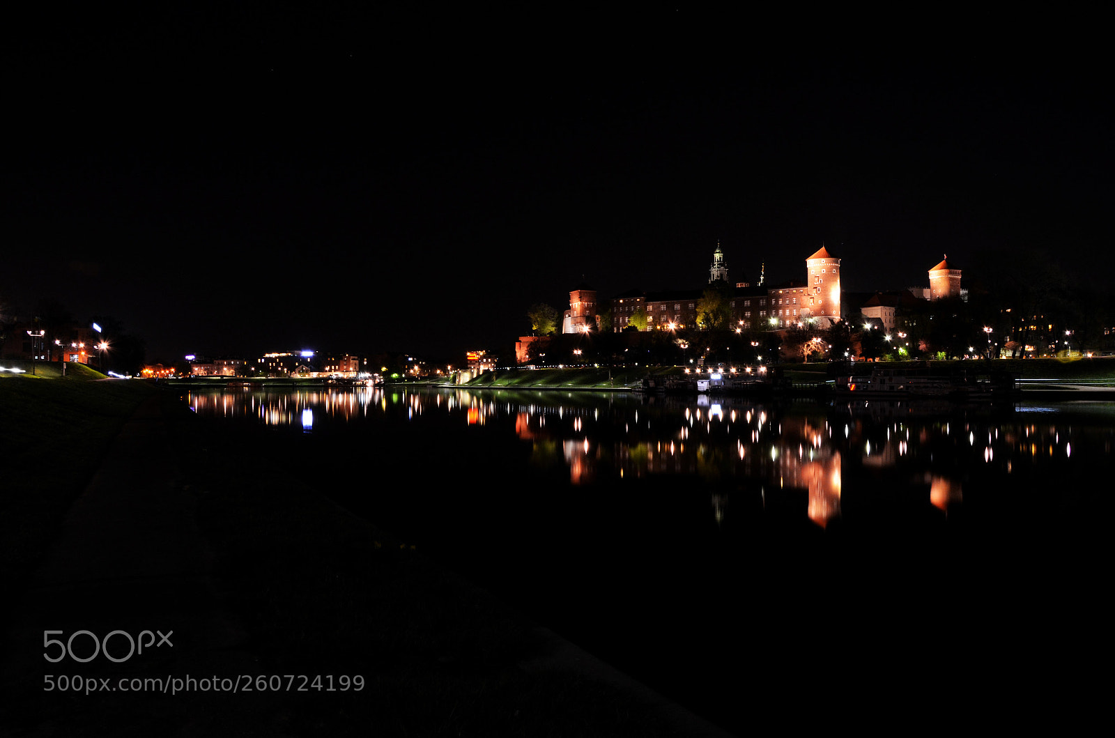 Nikon D5100 sample photo. Castle in the night photography