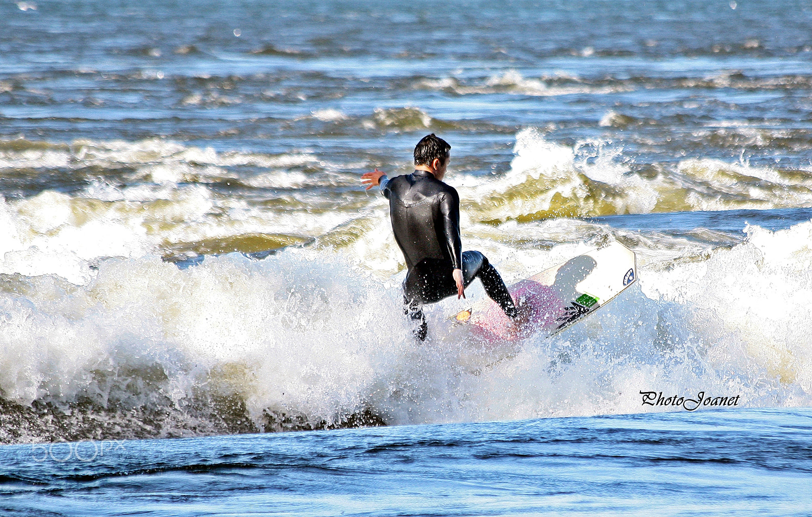 Canon EF 70-300mm F4-5.6 IS USM sample photo. L'ombre du surfer. photography