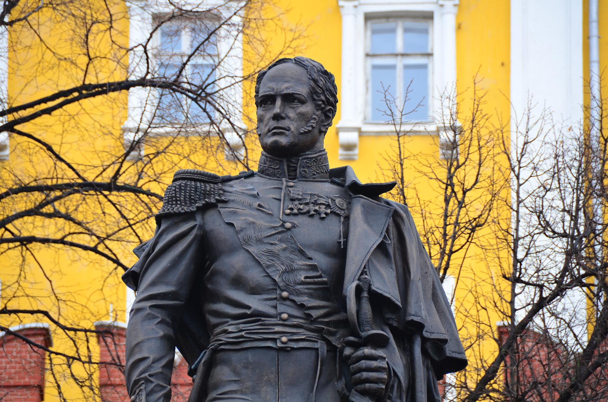 Nikon D7000 sample photo. Alexander i statue, kremlin, moscow photography
