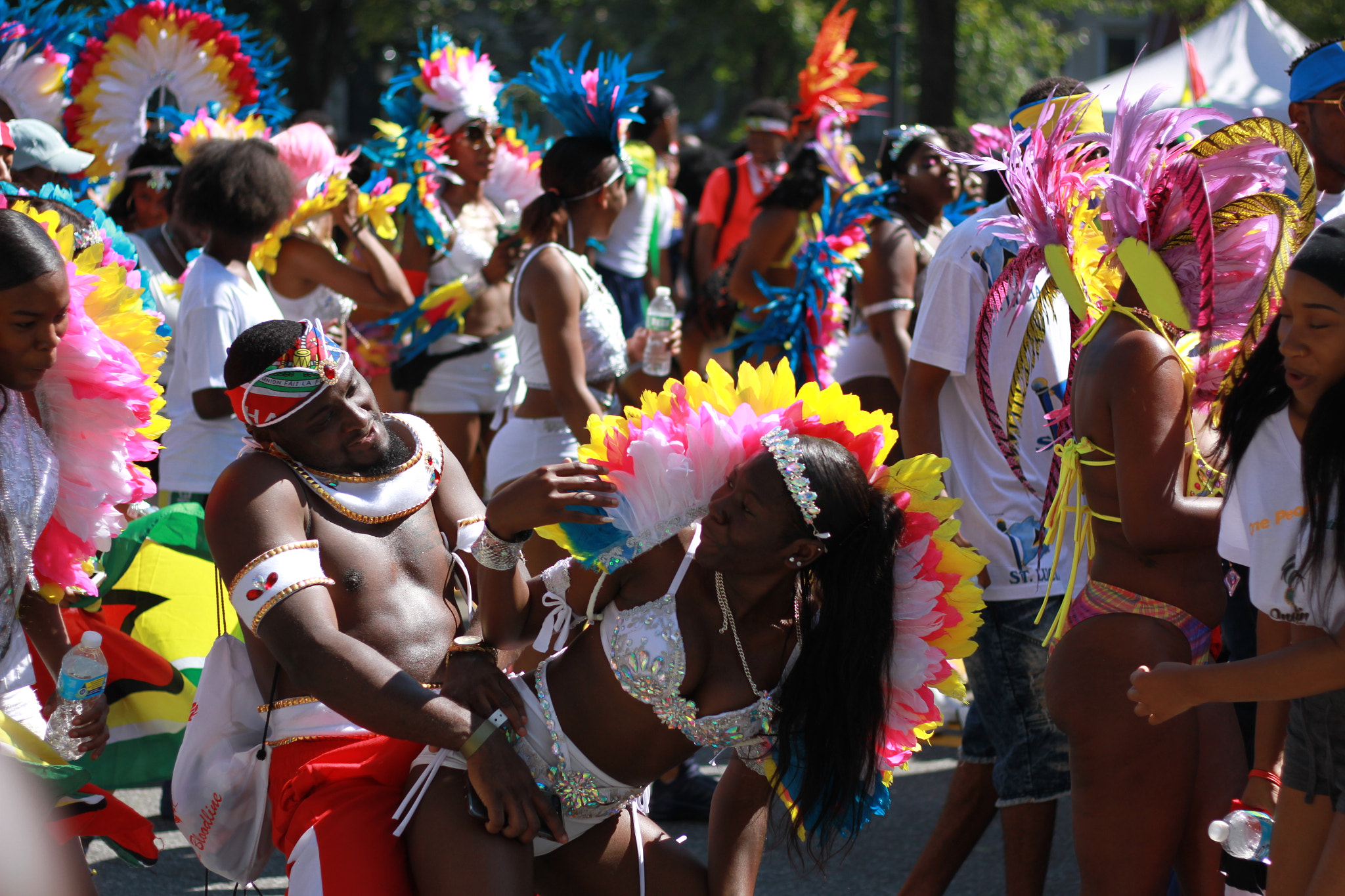 Canon EOS 7D + Canon EF 50mm F1.8 STM sample photo. West indian day parade photography