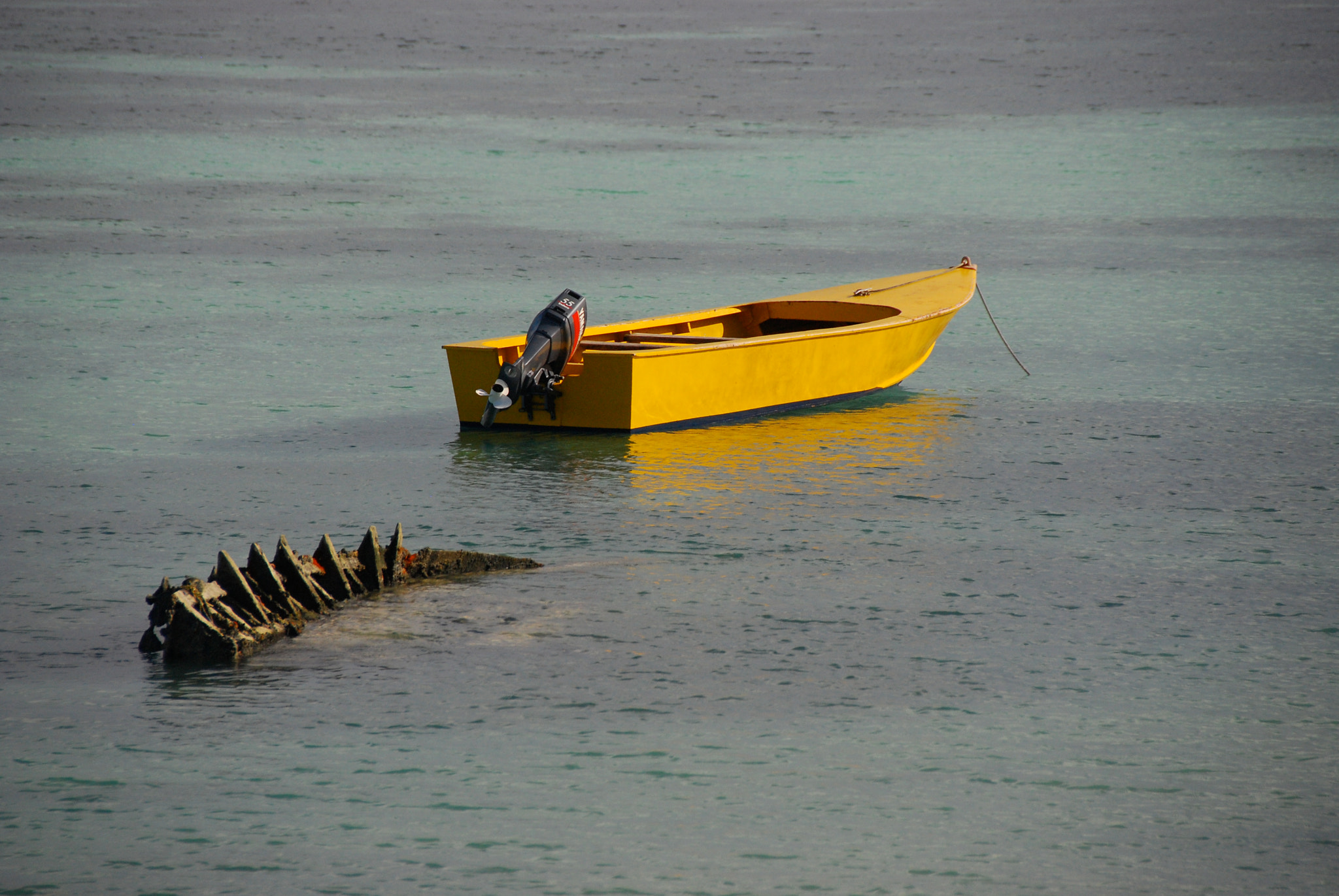 Nikon D80 sample photo. Funafuti lagoon.  wwii relic. photography