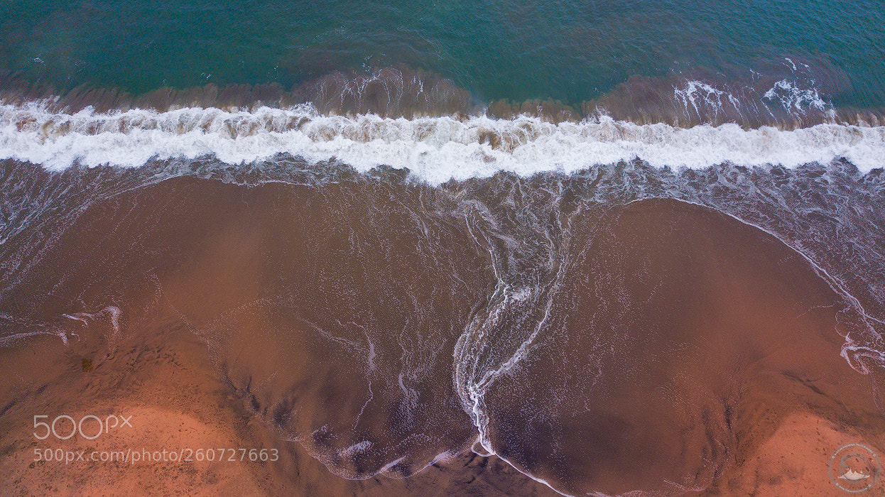 DJI FC220 sample photo. Santa cruz from above photography