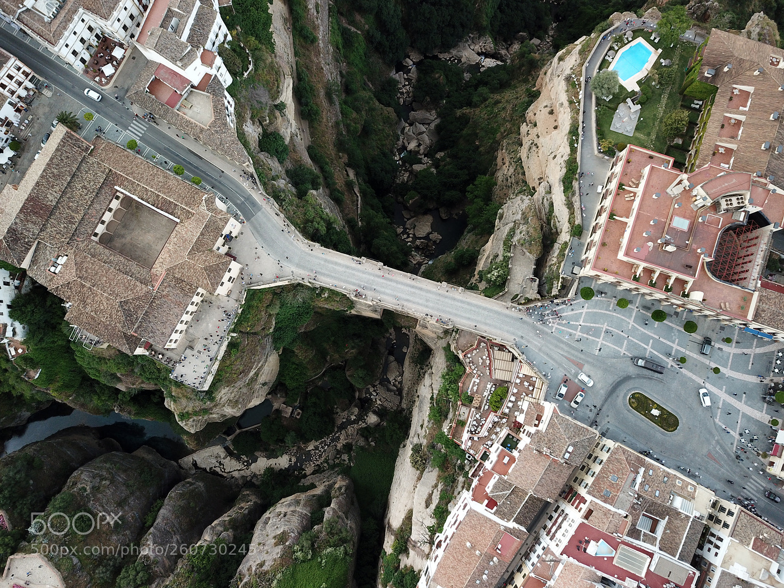 DJI FC220 sample photo. Bridge views from up photography