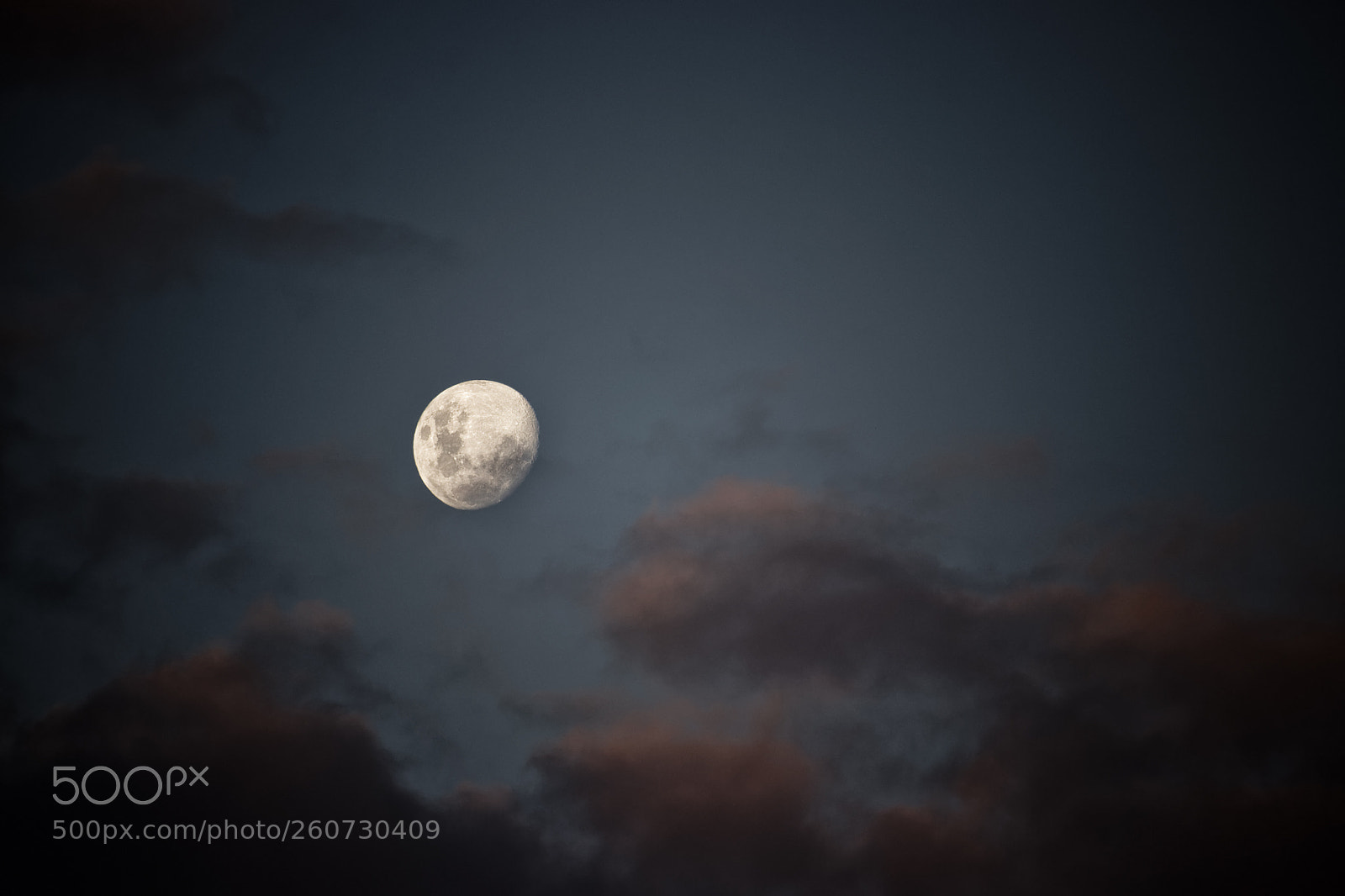 Canon EOS 80D sample photo. Dusk moon photography
