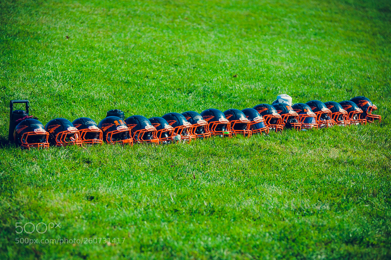 Canon EOS 6D sample photo. Football helmets photography