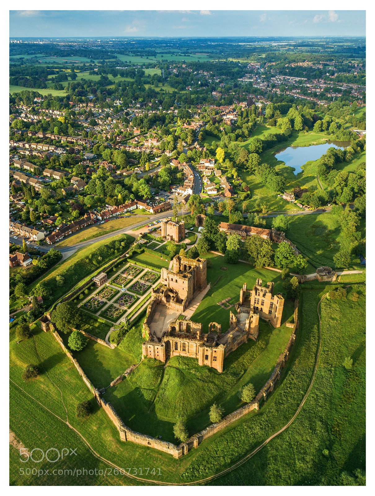 DJI FC220 sample photo. Kenilworth castle photography