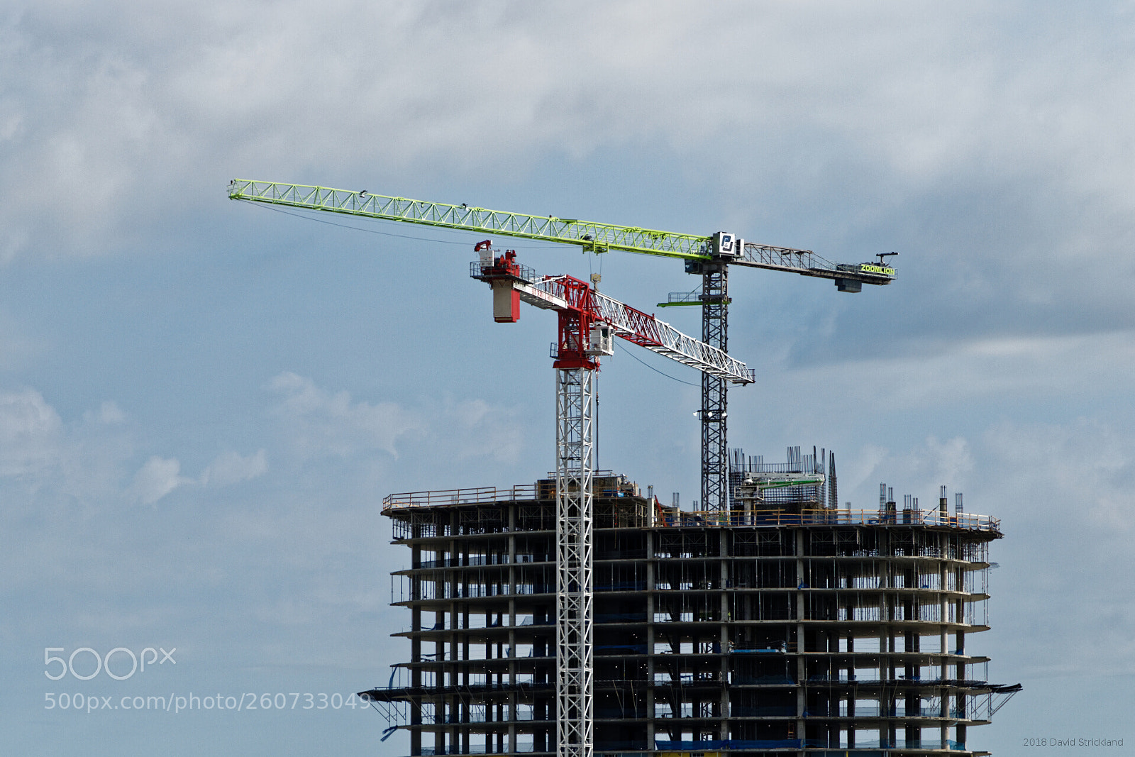 Canon EF 24-105mm F4L IS II USM sample photo. Tower cranes photography