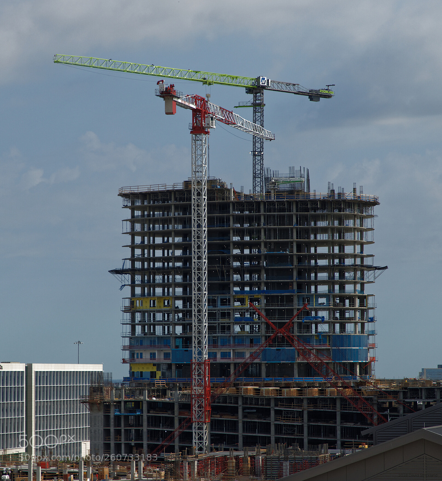 Canon EF 24-105mm F4L IS II USM sample photo. Tower cranes photography