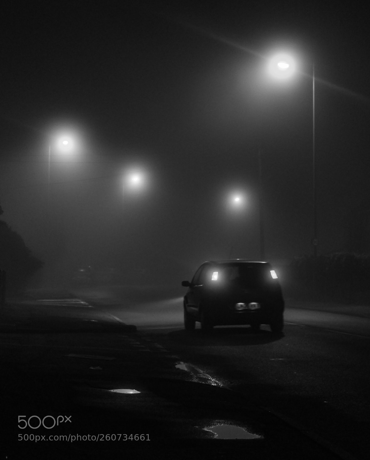 Nikon D5300 sample photo. Misty drive home photography