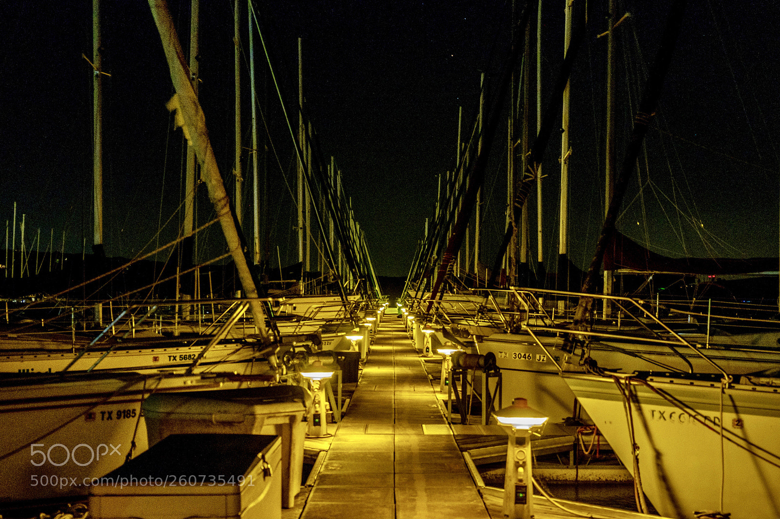 Fujifilm X-T2 sample photo. Midnight marina photography