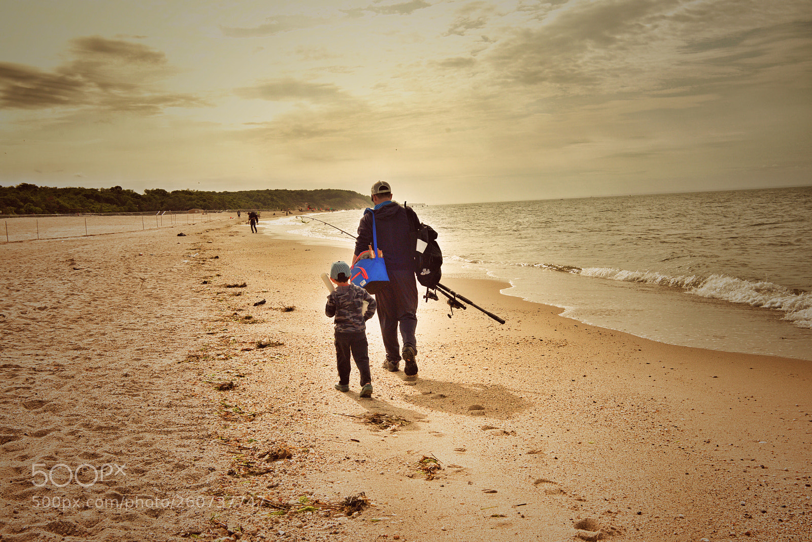 Nikon D810 sample photo. Father-son fishing photography